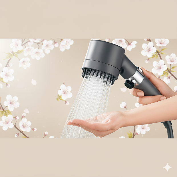 CasaViva - Soffione doccia massaggiante, anti calcare