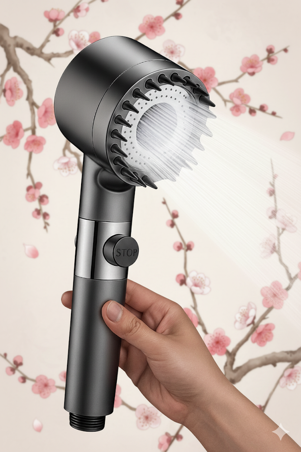 CasaViva - Soffione doccia massaggiante, anti calcare
